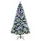 Green-White PVC 7.2ft Pre-Lit Christmas Tree with 470 LED Lights